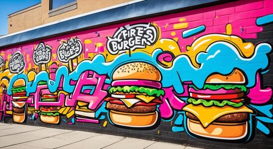 grafite para hamburguerias