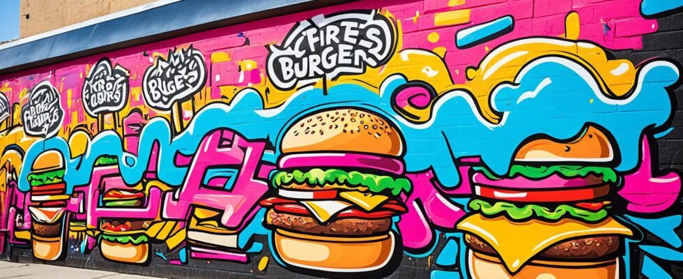 grafite para hamburguerias